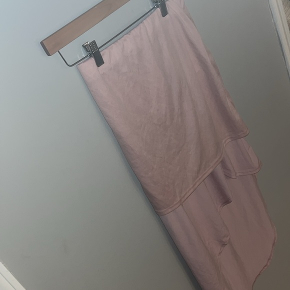 Charlotte Russe B1028A-DR Light Pink Day Maxi Skirt - Picture 3 of 9